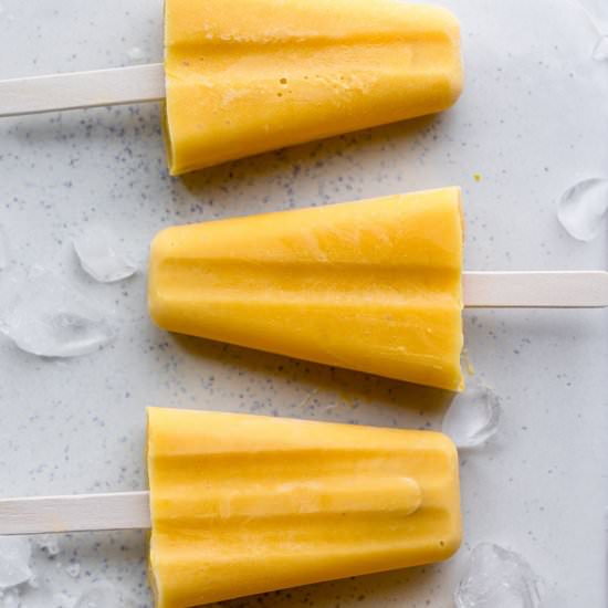 Mango Popsicles - Recipe photo by foodfaithfitness