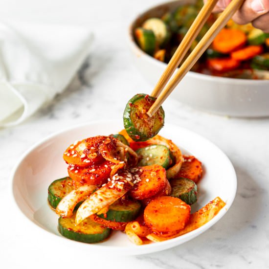 Cucumber Kimchi - Recipe photo by AllWaysDelicious