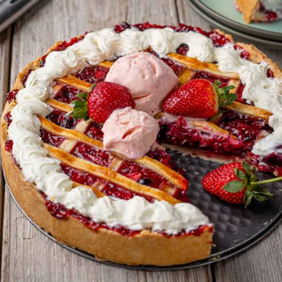 The Celeste Strawberry Pie - Recipe photo by chocolatesandchai