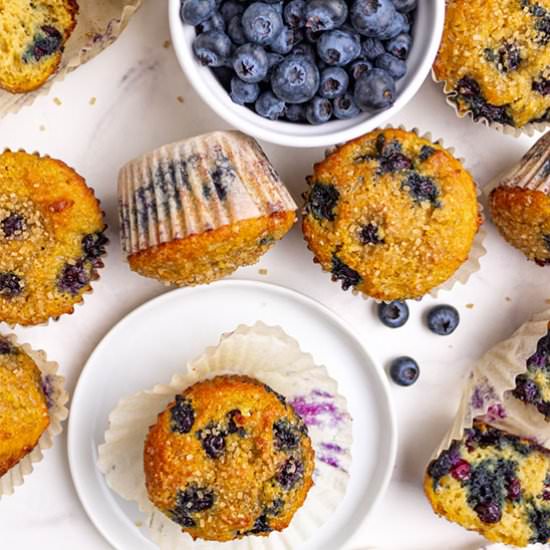 Gluten Free Blueberry Muffins - Recipe photo by Robust Recipes
