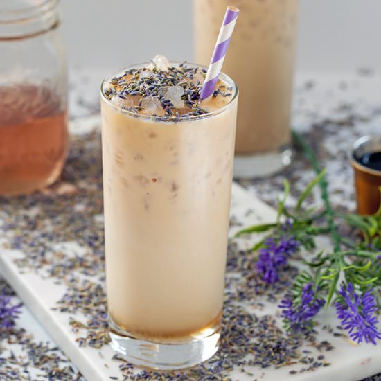 Iced Lavender Latte - Recipe photo by Wearenotmartha