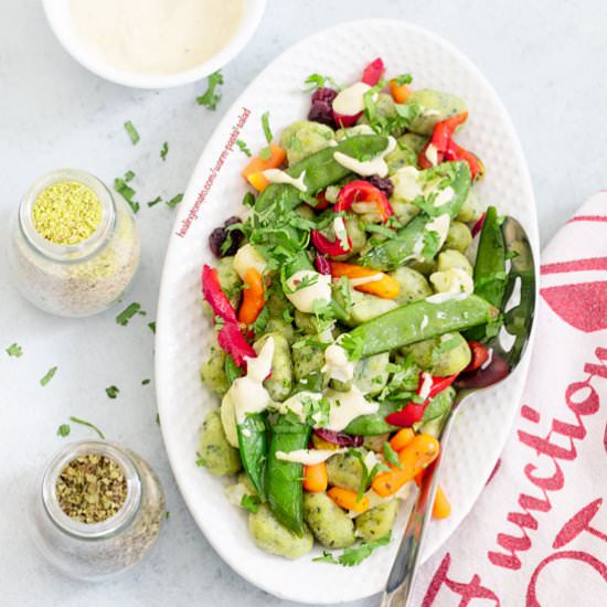 Warm Gnocchi Pasta Salad - Recipe photo by healingtomato