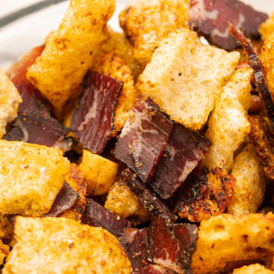 Keto Snack Mix (Party Mix) - Recipe photo by afullliving