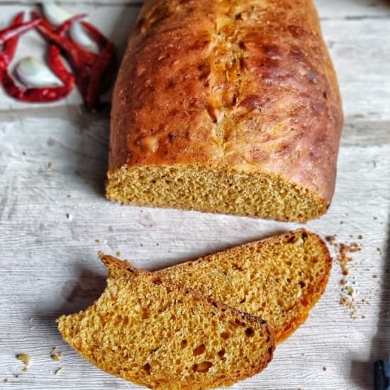 Chilli Garlic Bread - Recipe photo by spicensweet
