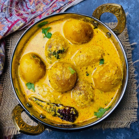 Kashmiri dum aloo - Recipe photo by spicytamarind
