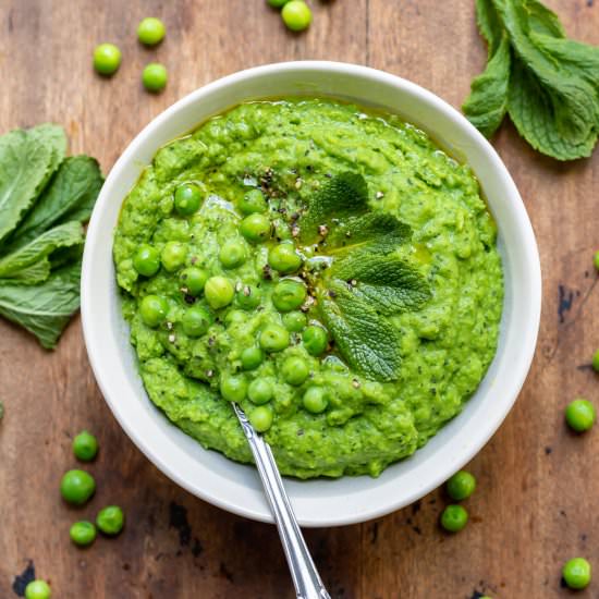 Pea Puree - Recipe photo by veggie desserts
