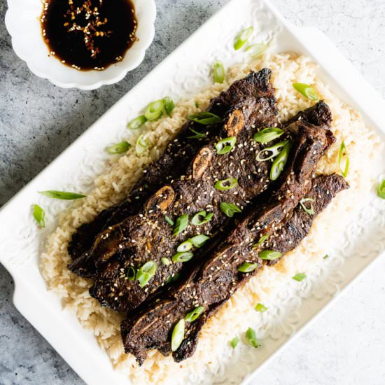 Kalbi-Style Flanken Ribs - Recipe photo by TheDeliciousSpoon
