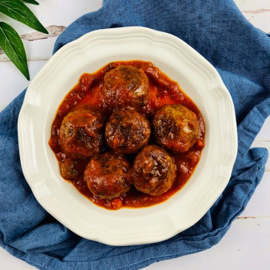 Gluten Free Slow Cooker Meatballs - Recipe photo by glutenfreesupper
