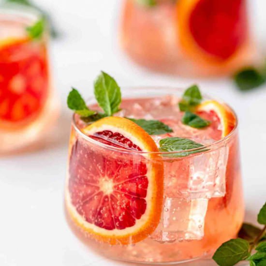 Blood Orange Thyme Moscow Mule - Recipe photo by barleyandsage