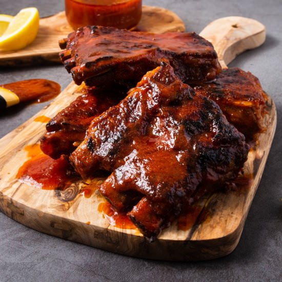 Easy Instant Pot BBQ Ribs - Recipe photo by cooking.with.carbs