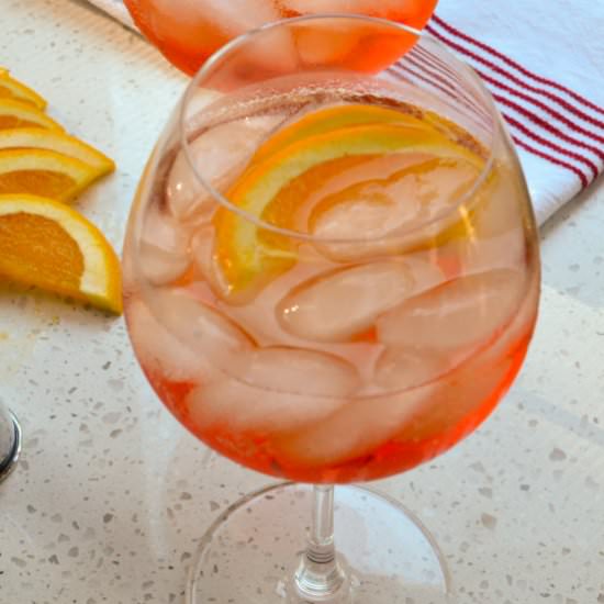Aperol Spritz - Recipe photo by Small Town Woman