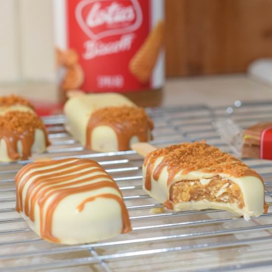Lotus Biscoff Cakesicles - Recipe photo by Sweet Mouth Joy