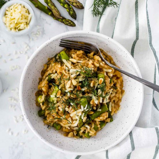 Asparagus Risotto - Recipe photo by Went Here 8 This
