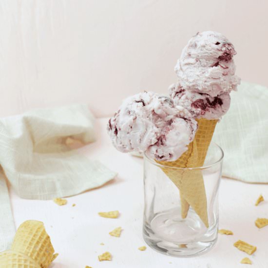 Black Cherry Ice Cream - Recipe photo by homebodyeats