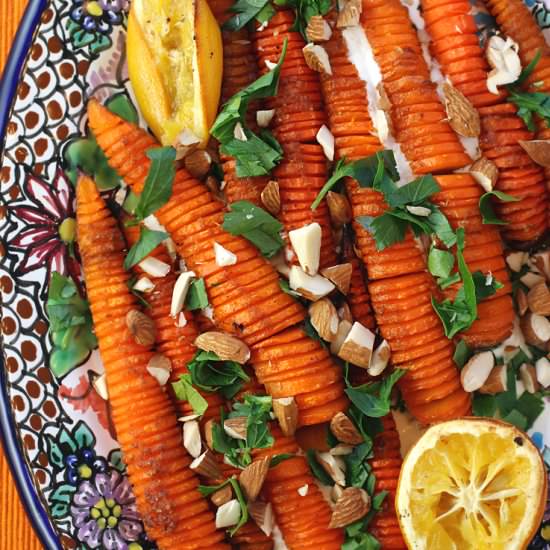 Hasselback carrots - Recipe photo by Food Gal