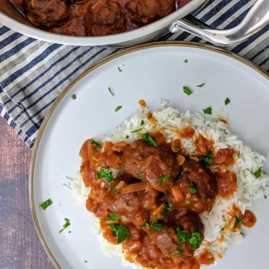 Greek Meatballs in – Soutzoukakia - Recipe photo by mamazilla