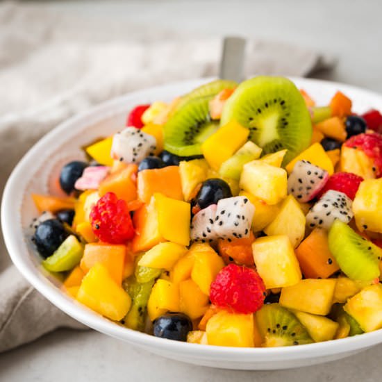 Tropical Fruit Salad - Recipe photo by garlic and zest