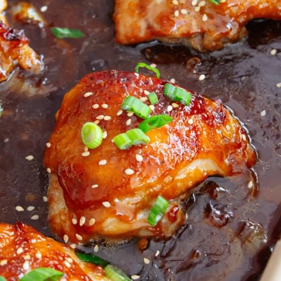 Oven Baked Coca Cola Chicken Thighs - Recipe photo by alainga
