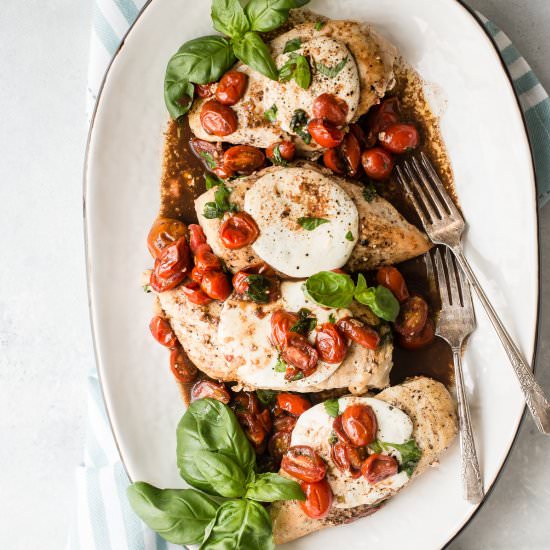 Caprese Chicken - Recipe photo by culinaryhill