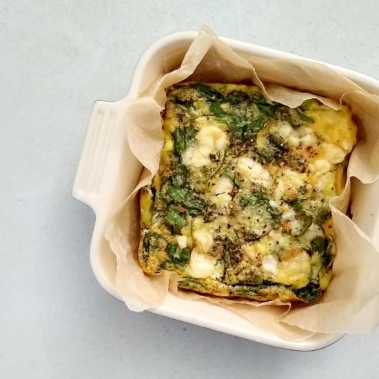Gouda Cheese Egg Frittata - Recipe photo by escapetofood