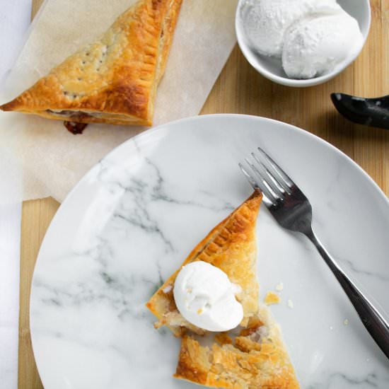 Easy Vegan Apple Turnovers - Recipe photo by simplyfreshfoodie
