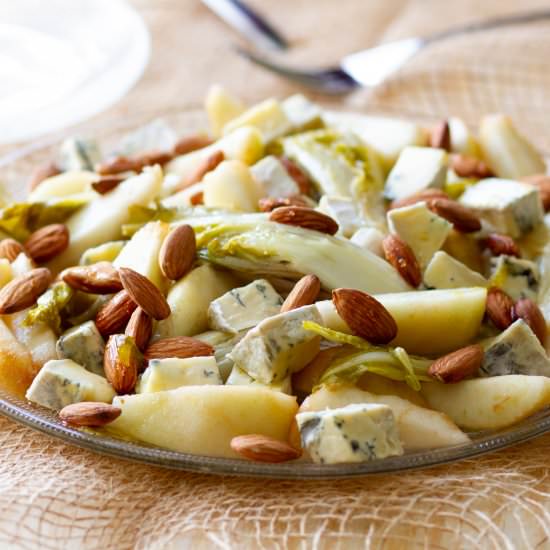 Grilled chicory salad - Recipe photo by mecooks.com