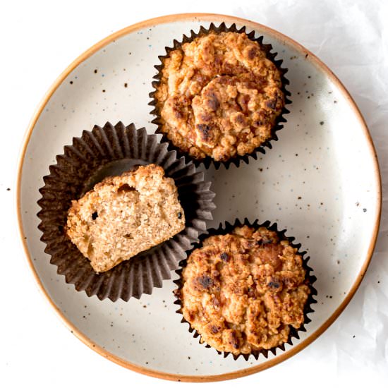 Bakery Cinnamon Streusel Muffins - Recipe photo by Shambhavi-ThatBakeBlog