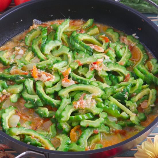 GINISANG AMPALAYA - Recipe photo by foxy folksy