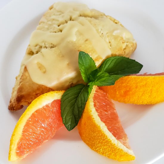 Orange Scone with Orange Glaze - Recipe photo by bluejeancorner