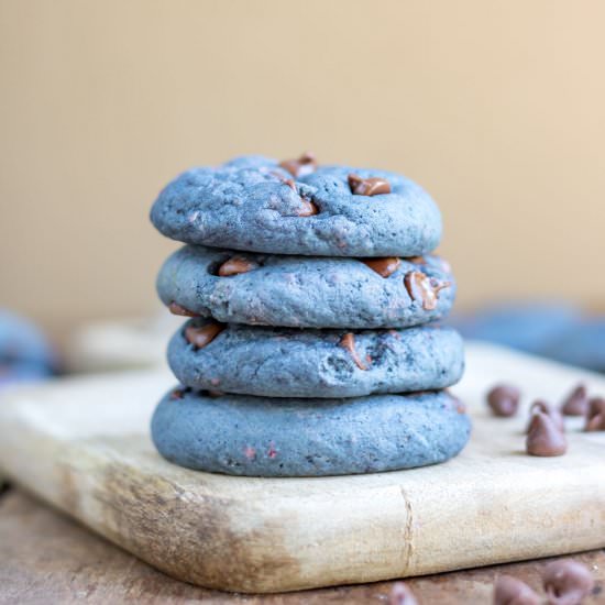 Blackberry Chocolate Chip Cookies - Recipe photo by veggie desserts