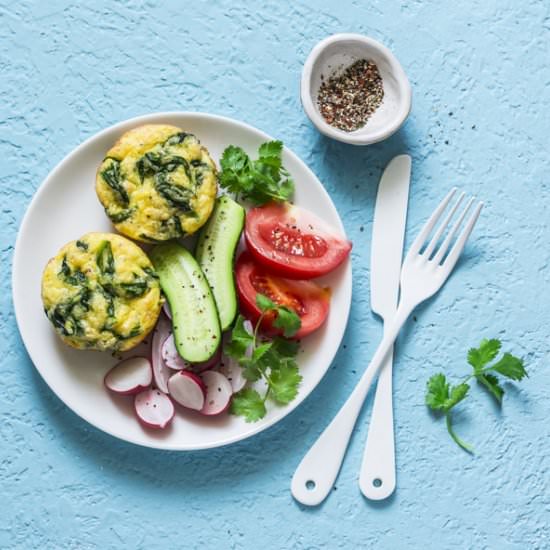 Frittatas with Kale & Leeks - Recipe photo by Eatingworksnj