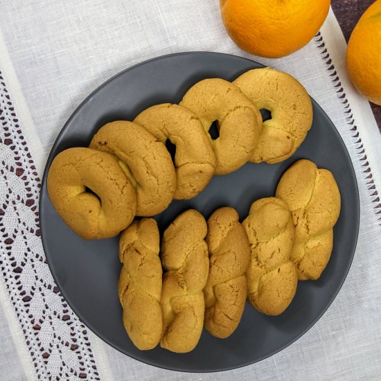 Greek Vegan Orange Cookies - Recipe photo by mamazilla