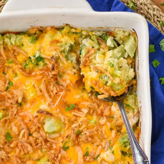 Chicken Broccoli Rice Casserole - Recipe photo by simplejoy