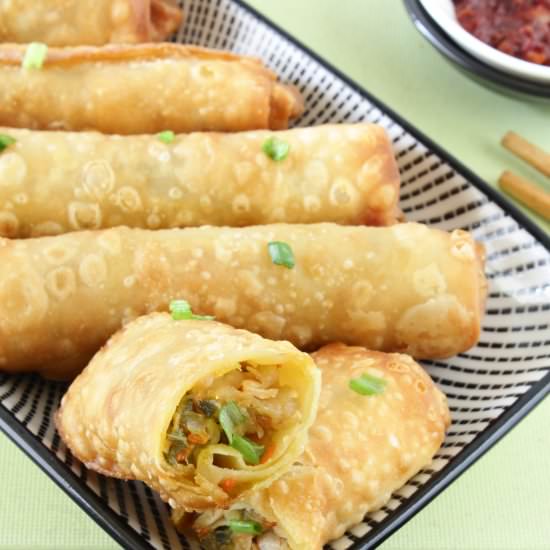 Crispy Vegetable Spring Rolls - Recipe photo by My Culinary Expressions