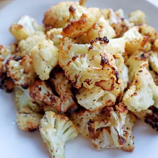 Frigidaire Air Fry Oven Cauliflower - Recipe photo by hollishomestead