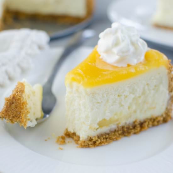 Lemon Bar Cheesecake - Recipe photo by fakeginger