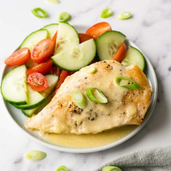 Keto chicken alfredo - Recipe photo by HereToCook