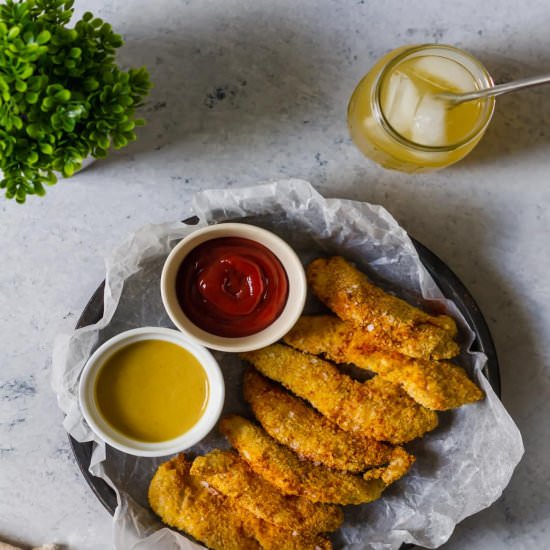Air Fryer Chicken Tenders - Recipe photo by Real Food with Sarah
