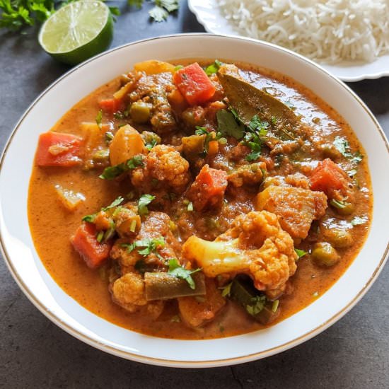 Indian vegetable curry - Recipe photo by greenbowl2soul