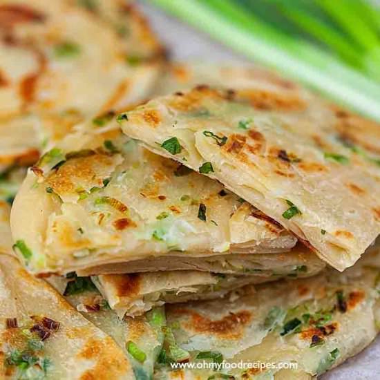 Scallion Pancakes - Recipe photo by ohmyfoodrecipes