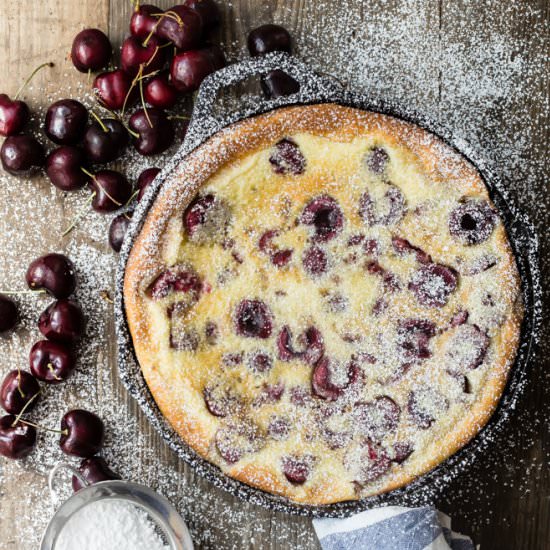 Cherry Clafoutis - Recipe photo by culinaryhill