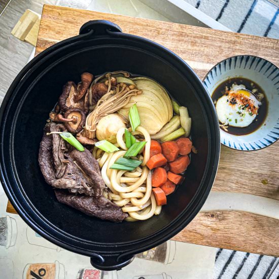 Low Calorie Beef Sukiyaki - Recipe photo by fitsianfoodlife