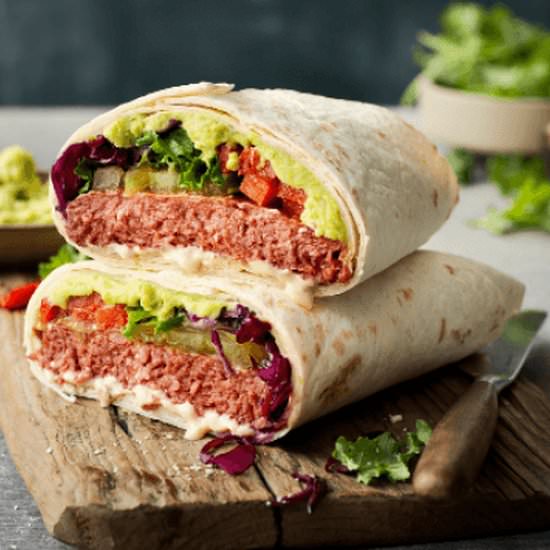 SENSATIONAL BURGER WRAPS - Recipe photo by NestleProfessionalAustralia