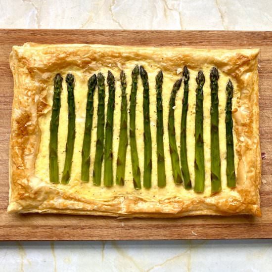 Asparagus Tart - Recipe photo by Rosanna ETC