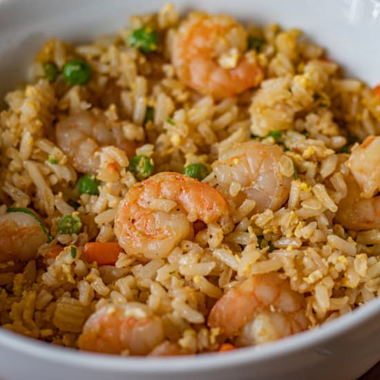 Chofan/ Dominican Shrimp Fried Rice - Recipe photo by Belquistwist