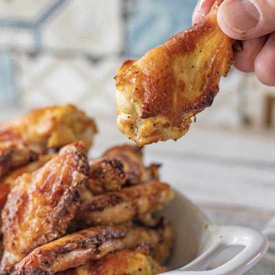 Pickle Brined Air Fryer Wings - Recipe photo by Belquistwist