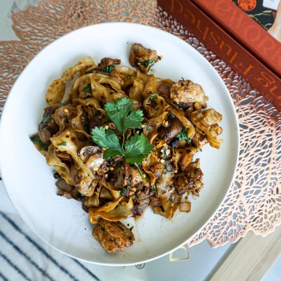 Cumin Chicken Noodles - Recipe photo by fitsianfoodlife