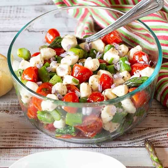 Asparagus Caprese Salad - Recipe photo by iwilkerson