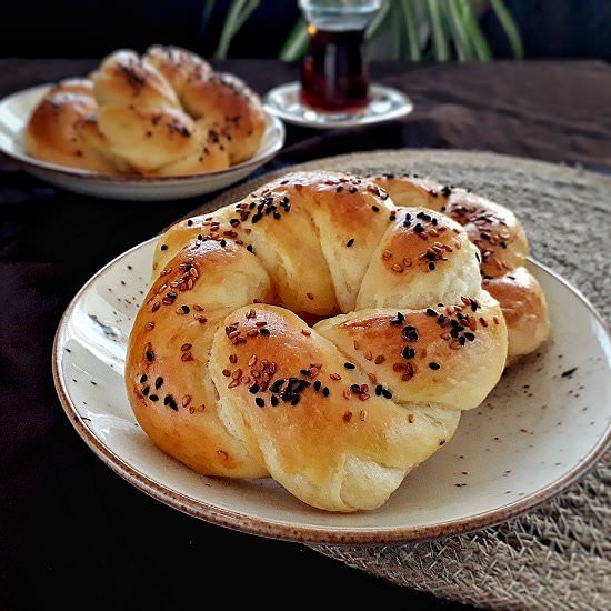 Açma / Turkish soft bagel - Recipe photo by MyHomeDiaryinTurkey