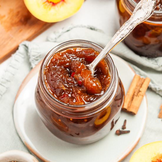 Fresh Peach Chutney - Recipe photo by itsnotcomplicatedrecipes